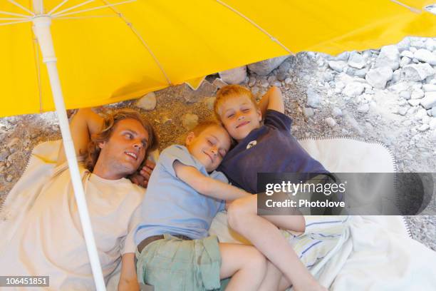 Free Time By The River In The Mountains, Foto de stock