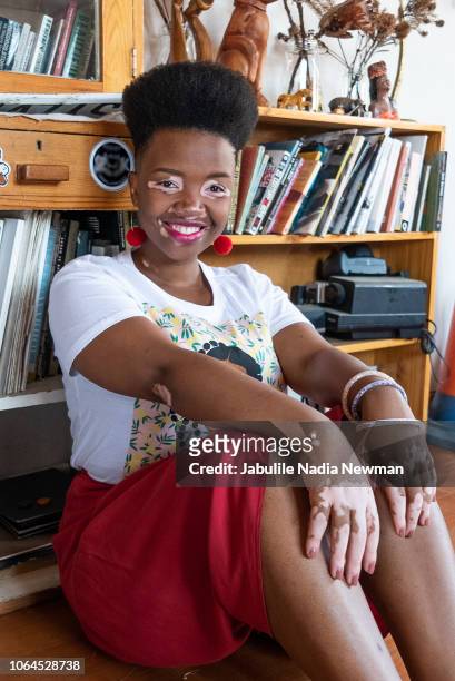 Black girl smiling