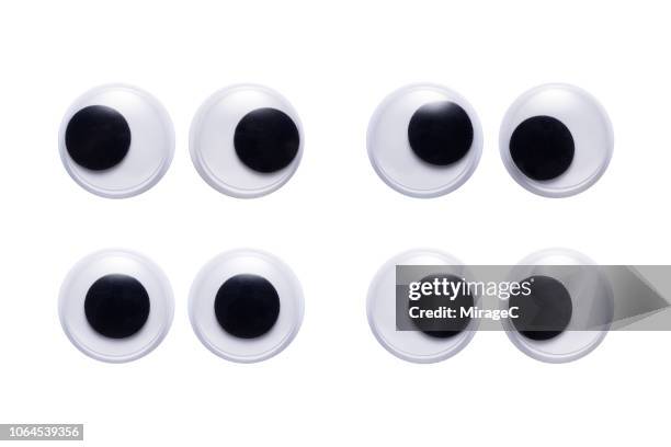 plastic toy googly eyes - google eyes stock pictures, royalty-free photos & images