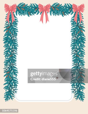 Every Green Frame Evergreen Frame With Space For Text High-Res Vector Graphic - Getty Images