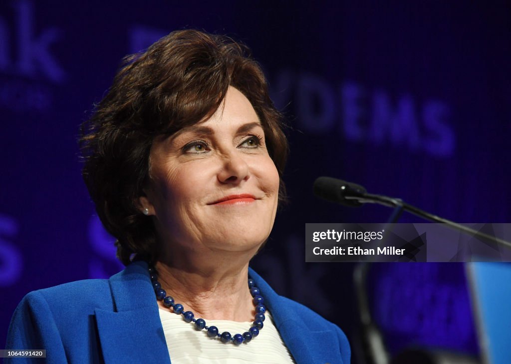 Jacky Rosen And Nevada Democrats Hold Election Night Event In Las Vegas