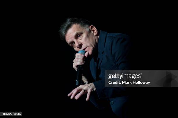 Ricky Ross of Deacon Blue performing on stage at BIC Bournemouth on November 22, 2018 in Bournemouth, England.