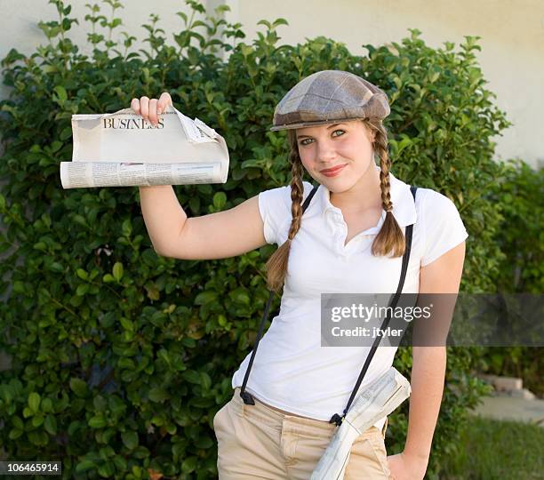 hoy noticias - repartidor de periódicos fotografías e imágenes de stock