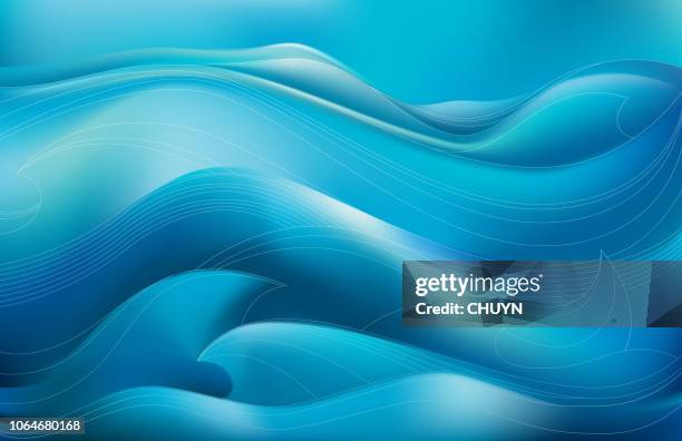 stockillustraties, clipart, cartoons en iconen met surfen op de blauwe - lopend water