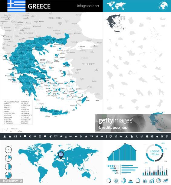 09 - greece - murena infographic short 10 - chania crete stock illustrations