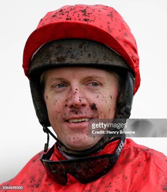 Jockey Noel Fehily after winning The Molton Brown Novices' Hurdle Race on Doux Pretender during The Prince's Countryside Fund Racing Weekend at Ascot...