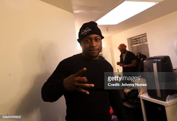 Freekey Zekey backstage at The Apollo Theater on November 23, 2018 in New York City.