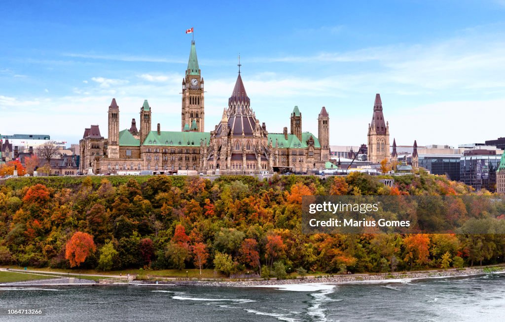 Parliament Hill in Fall, Ottawa, Ontario, Canada