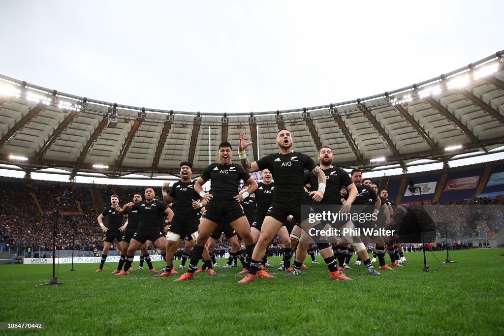 New Zealand All Blacks v Italy