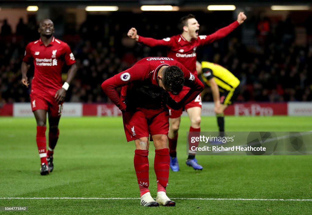 Watford FC v Liverpool FC - Premier League