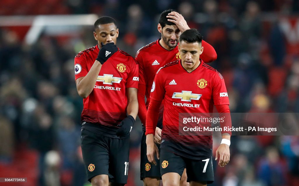 Manchester United v Crystal Palace - Premier League - Old Trafford