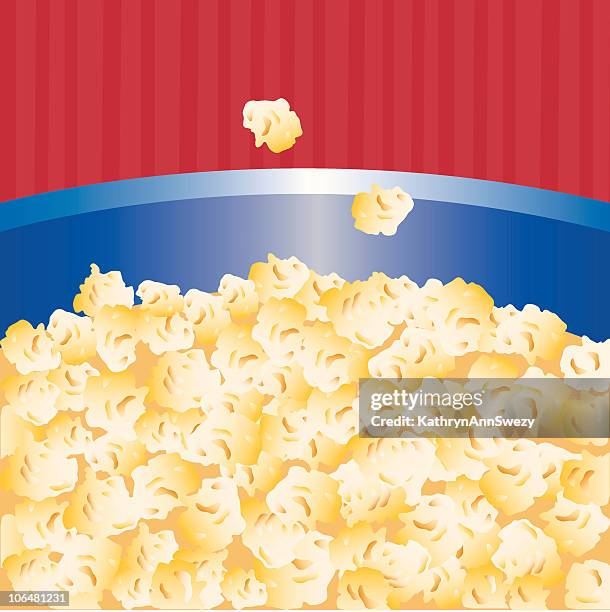 popcorn! - popcorn bowl stock illustrations
