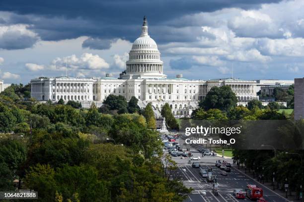 kongress der vereinigten staaten von amerika. capitol hill building - capitol building washington dc stock-fotos und bilder