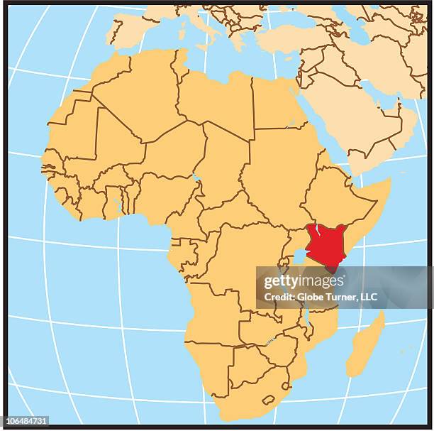 kenya locator map - kenya stock illustrations