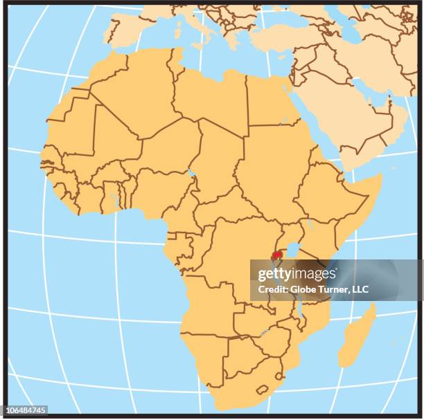 rwanda locator map - rwanda stock illustrations