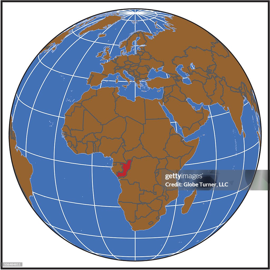 Republic of the Congo locator map