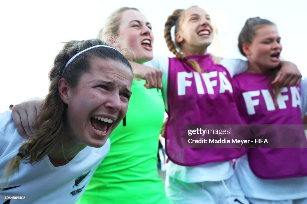 Japan v New Zealand - FIFA U-17 Women's World Cup Uruguay 2018 Quarter Final