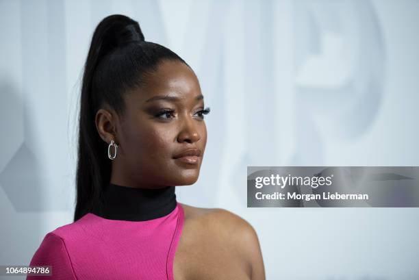 Keke Palmer arrives at the premiere of Vertical Entertainment's "Pimp" at Pacific Theatres at The Grove on November 7, 2018 in Los Angeles,...