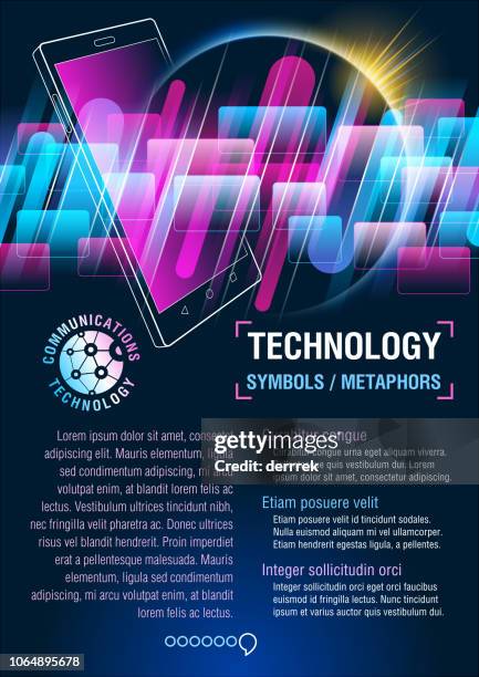 smart phone, communications technology - intelligent mobility stock illustrations