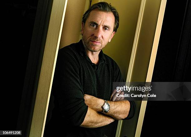 Actor Tim Roth poses at a portrait session for the Los Angeles Times in New York, NY on December 14, 2007. Published Image. CREDIT MUST BE: Carolyn...
