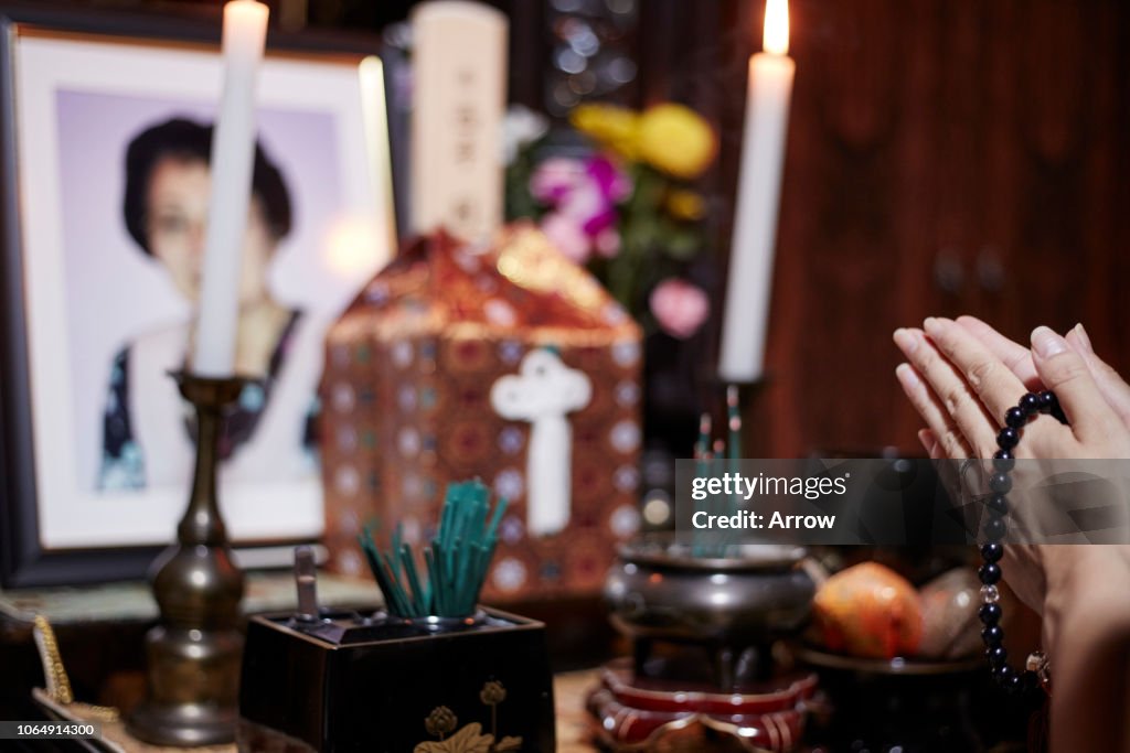 Japanese Funeral Ceremony HighRes Stock Photo Getty Images