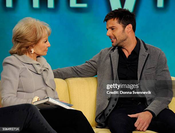 Performer, Ricky Martin makes his first appearance on "The View" today. "The View" airs Monday-Friday on the Disney General Entertainment Content via...