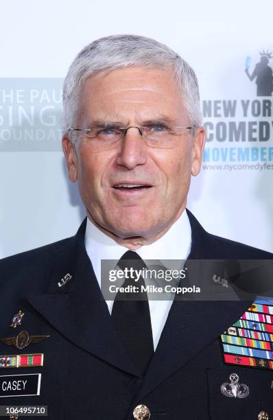 United States General George Casey attends Stand Up For Heros presented by the New York Comedy Festival and the Bob Woodruff Foundation at The Beacon...