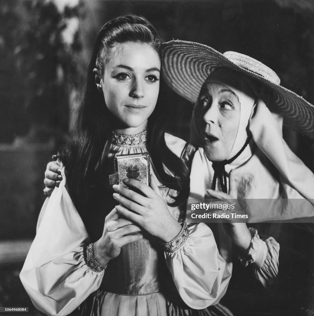 Actresses Kika Markham and Thora Hird in a scene from the BBC Play of ...