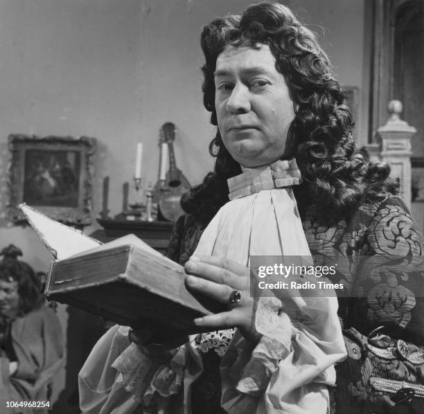 Actor Peter Sallis in a scene from the television series 'The Diary of Samuel Pepys', May 16th 1958.