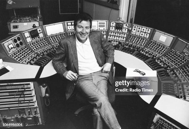 Portrait of singer Max Bygraves in a studio, May 21st 1971.