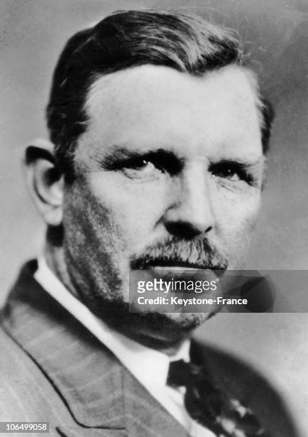 Portrait On May 7, 1936 Of Sergeant Alvin York, The Most-Awarded American Military Man From World War I Who Became Vice President Of The American...