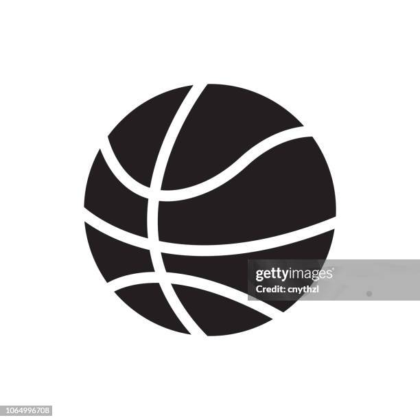 basketball icon - sphere logo stock illustrations