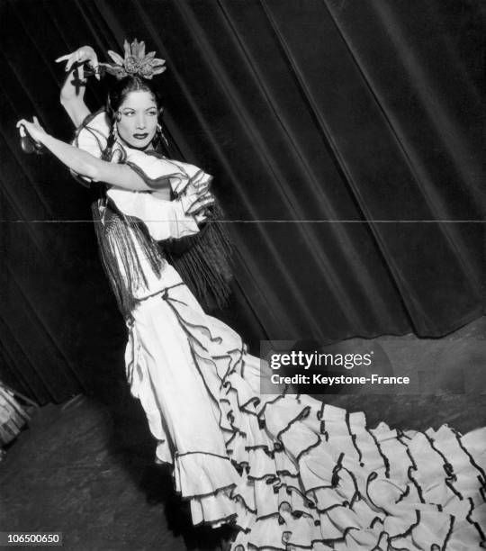 Carmen Amaya, Flamenco Dancer. Paris, 30S