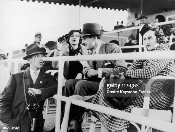 Fred Astaire, His Wife, Whitney Rham And Donald Ogden Steward. September 1964