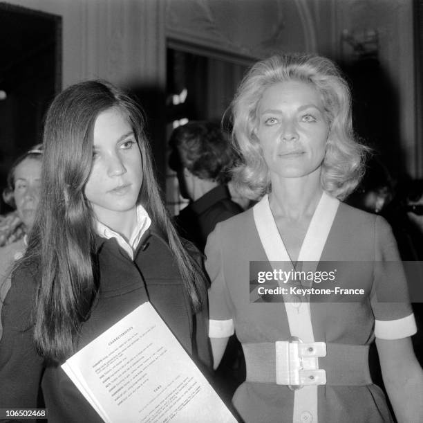 On The Left, Leslie Bogart, The Daughter She Had With Humphrey Bogart. 19680725