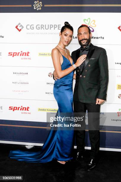Model and presenter Rebecca Mir and her husband dancer Massimo Sinato during the 10th Laughing Hearts Charity Gala at Grand Hyatt Hotel on November...