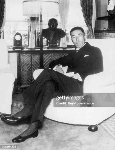 Portrait On May 18Th 1934 Of Prince Fumimaro Konoe, President Of The Japanese House Of Peers And Future Prime Minister Of The Emperor Hirohito From...