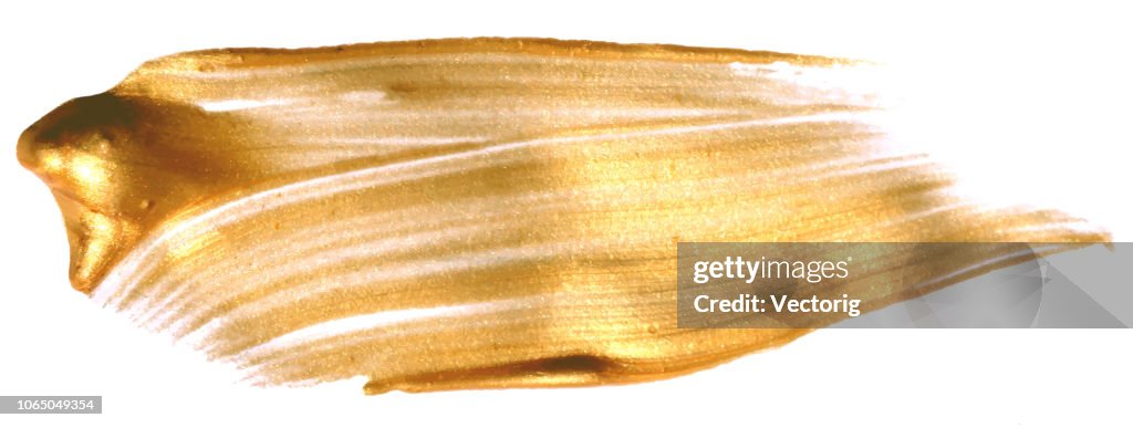 Gold Brush Stroke Paint Boxes Backgrounds