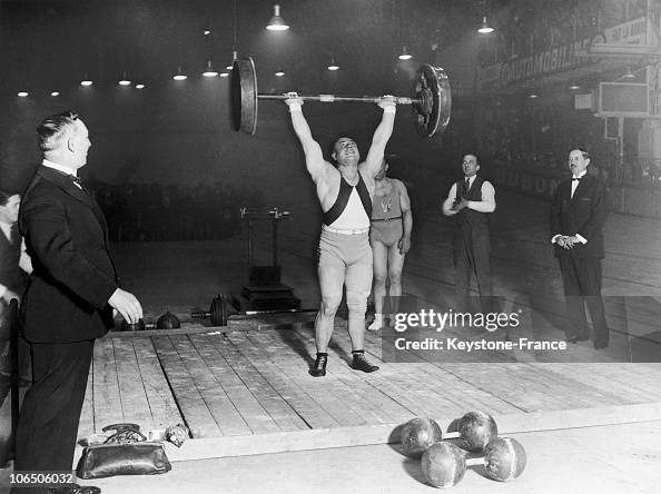 Charles Rigolot The French Weightlifter And Driver Charles Rigoulot Broke His World ...