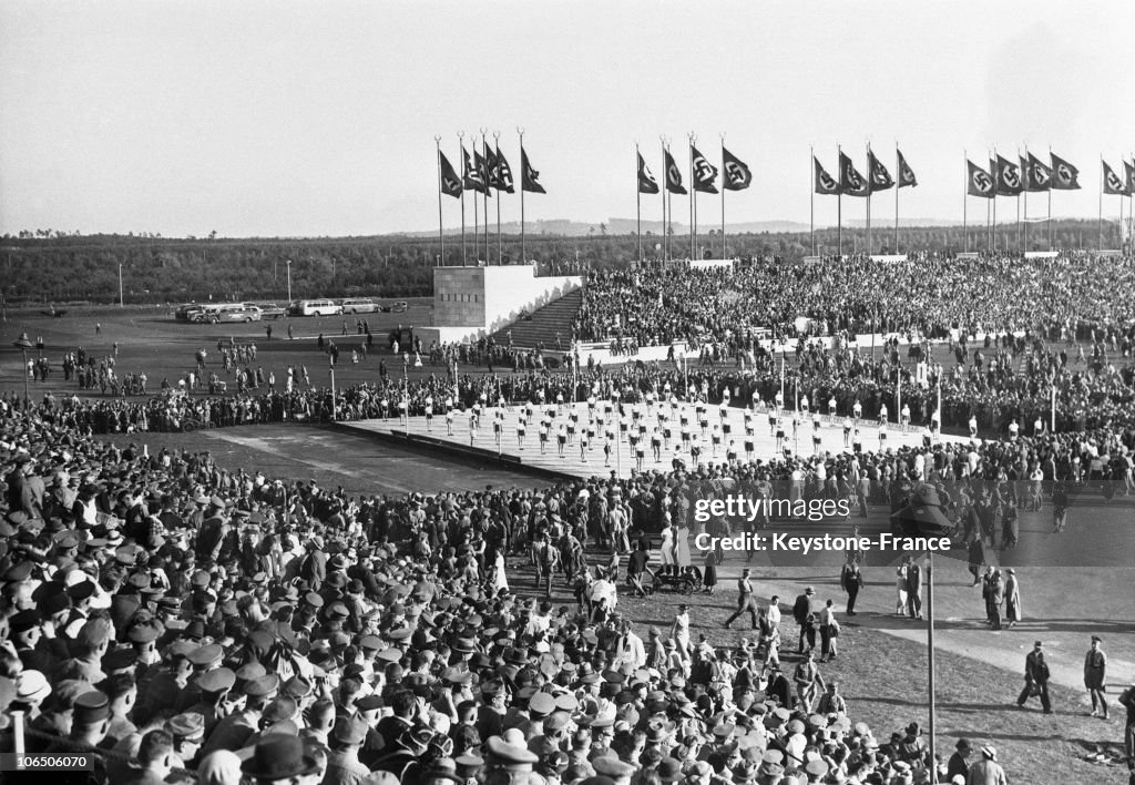 Opening Ceremony Of Nazi Olympic Games, Berlin In 1936