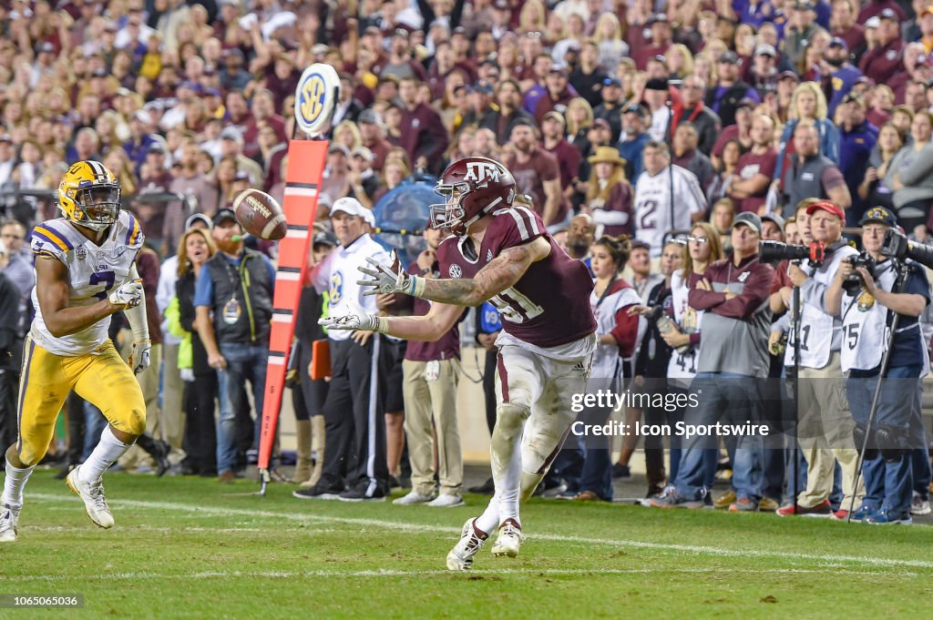 COLLEGE FOOTBALL: NOV 24 LSU at Texas A&M