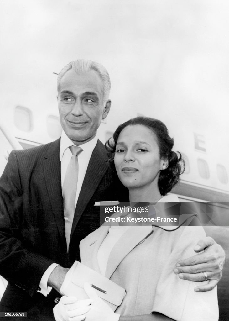 The American Actress And Her Husband Jack Denison, Owner Of Night
