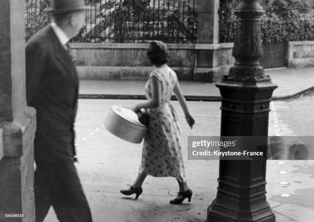 Parisian Woman And Her Box Of Hats, 1930'S