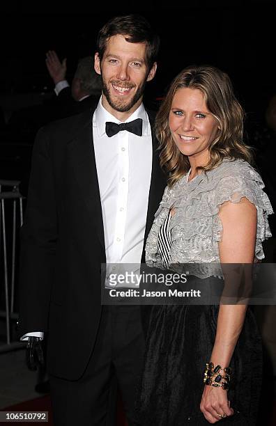 Aron Ralston and Jessica Trusty arrive at the premiere of "127 Hours" at the Academy Of Motion Picture Arts and Sciences Samuel Goldwyn Theater on...