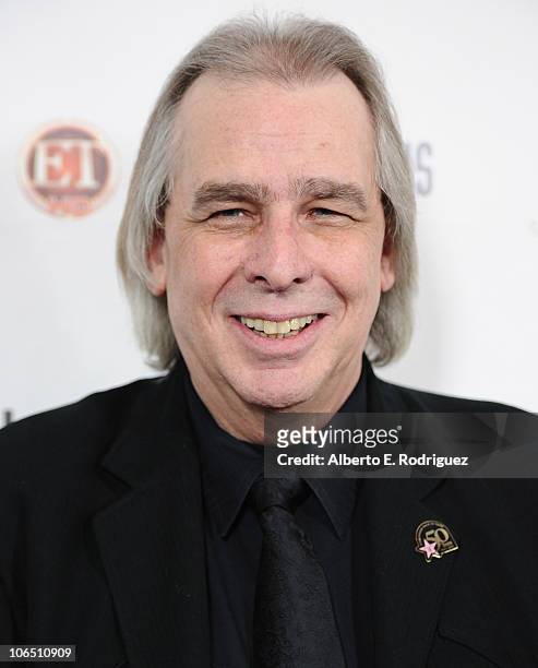 Disc jockey Jim Ladd arrives to the Hollywood Walk of Fame's 50th Anniversary Celebration on November 3, 2010 in Hollywood, California.