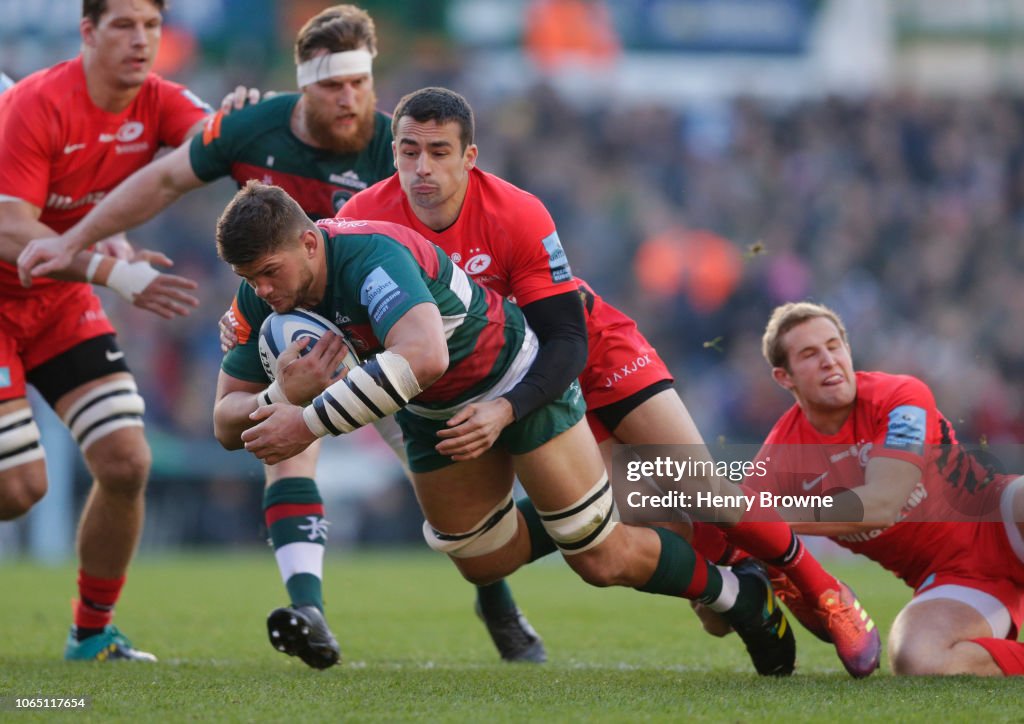 Leicester Tigers v Saracens - Gallagher Premiership Rugby