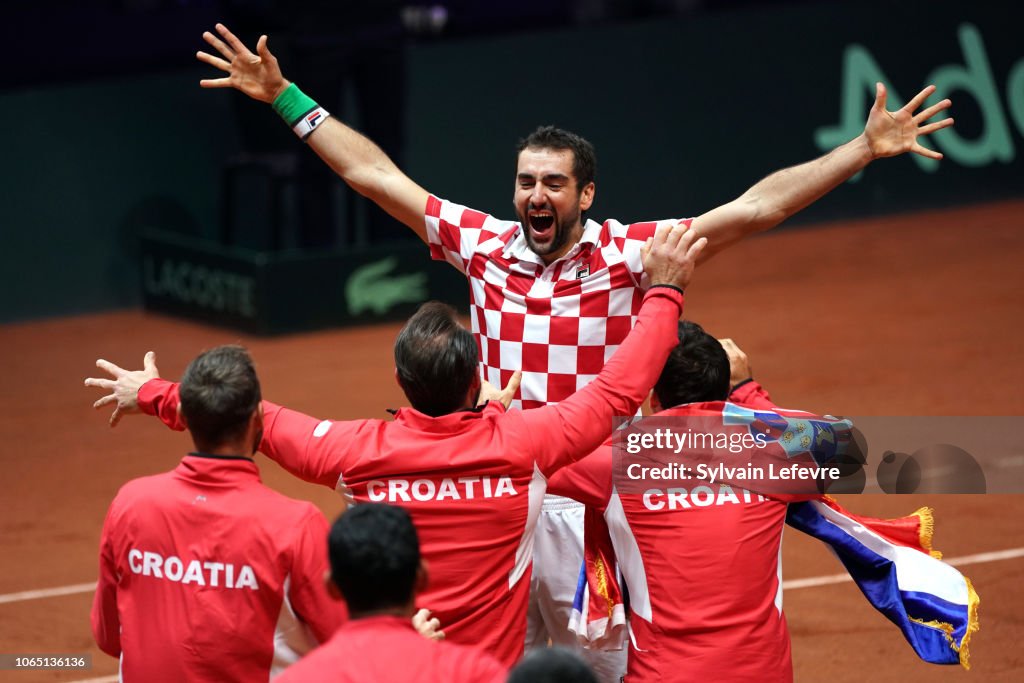 France v Croatia - Davis Cup Final: Day Three