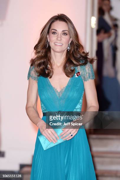 Catherine, Duchess of Cambridge attends The Tusk Conservation Awards at Banqueting House on November 08, 2018 in London, England.
