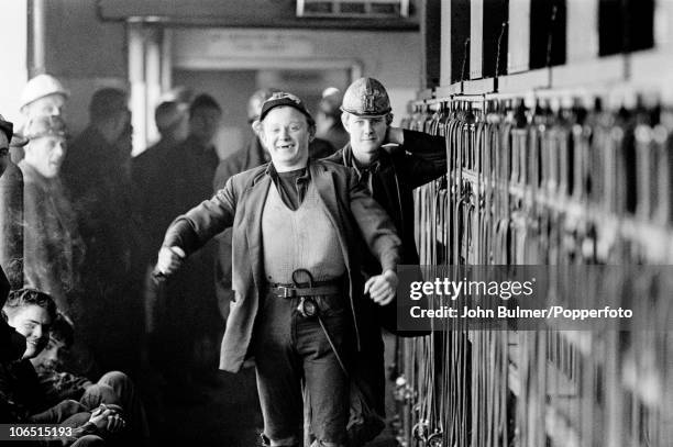Minhers Miners at Dawdon Colliery near Seaham in County Durham, England in ...