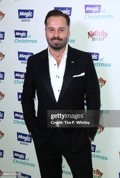 Alfie Boe attends the Magic Of Christmas in association with Magic FM at London Palladium on November 24, 2018 in London, England.